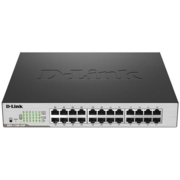 Коммутатор D-Link DGS-1100-24P/B2A 24G 12PoE 100W настраиваемый