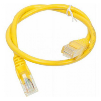 Патч-корд Lanmaster TWT-45-45-0.5-YL UTP вилка RJ-45-вилка RJ-45 кат.5е 0.5м желтый ПВХ (уп.:1шт)