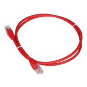 Патч-корд Lanmaster TWT-45-45-2.0-RD UTP вилка RJ-45-вилка RJ-45 кат.5е 2м красный ПВХ (уп.:1шт)