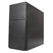 Корпус MiniTower Powerman ES861 Black PM-400ATX 2*USB 2.0,HD,Audio mATX