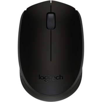 Мышь Logitech B170 черный оптическая (800dpi) беспроводная USB для ноутбука (2but)