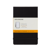 Блокнот Moleskine REPORTER QP511 Pocket 90x140мм 192стр. линейка твердая обложка черный
