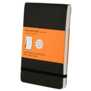 Блокнот Moleskine REPORTER SOFT QP811 Pocket 90x140мм 192стр. линейка мягкая обложка черный