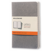 Блокнот Moleskine CAHIER JOURNAL CH311 Pocket 90x140мм обложка картон 64стр. линейка серый (3шт)