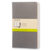 Блокнот Moleskine CAHIER JOURNAL CH318 Large 130х210мм обложка картон 80стр. нелинованный серый (3шт)