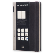 Блокнот Moleskine PROFESSIONAL PROPFNTB3HBK Large 130х210мм 240стр. линейка твердая обложка черный