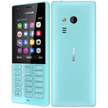 Мобильный телефон Nokia 216 Dual Sim голубой моноблок 2Sim 2.4" 240x320 0.3Mpix GSM900/1800 MP3 FM microSD max32Gb