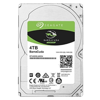 Жесткий диск Seagate Barracuda HDD 2,5" SATA 4Tb, 5400 rpm, 128Mb buffer, 512e/4Kn, 15 mm, ST4000LM024, 1 year