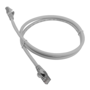 Патч-корд Lanmaster FTP LAN-PC45/S6A-5.0-GY вилка RJ-45-вилка RJ-45 кат.6А 5м серый LSZH (уп.:1шт)