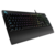 Клавиатура игровая Logitech G213 Prodigy [920-008092] черная, бесшумная, 112 клавиш (8 мультимедиа), RG-подсветка, подставка под запястья, защита от воды, USB 1,8м, {4}, (065963)