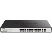 Коммутатор D-Link DGS-1100-26MP 26G 24PoE 370W настраиваемый