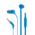 Гарнитура вкладыши JBL Tune 110 1.2м синий проводные в ушной раковине (JBLT110BLU)