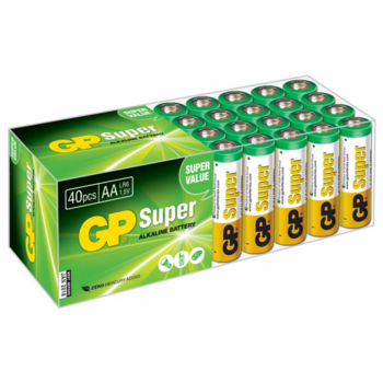 Батарея GP Super Alkaline 15A LR6 AA (40шт)