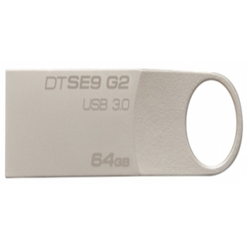 Флеш Диск Kingston 64Gb DataTraveler SE9 G2 DTSE9G2/64GB USB3.0 серебристый