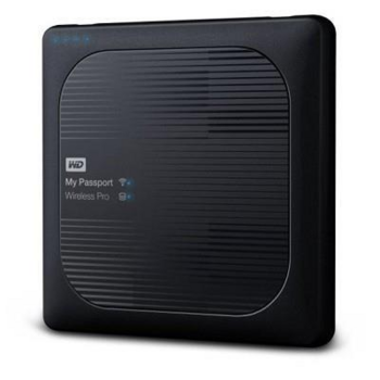 Носитель информации WD Portable HDD 2Tb My Passport Wireless WDBP2P0020BBK-RESN {USB3.0, Wi-Fi, 2.5", black}