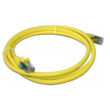 Кабель Патч-корд Lanmaster FTP LAN-PC45/S6A-2.0-YL вилка RJ-45-вилка RJ-45 кат.6А 2м желтый LSZH (уп.:1шт)