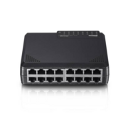 Netis ST3116P Коммутатор, неуправляемый 16-портовый 10/100 Мбит/с, 16 порта RJ45 10/100 Мбит/с, настольный, пластиковый корпус