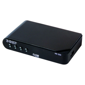 Ресивер DVB-T2 Сигнал Эфир HD-555 черный
