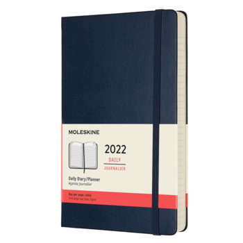 Ежедневник Moleskine CLASSIC Large 130х210мм 400стр. синий сапфир