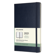 Еженедельник Moleskine CLASSIC WKNT Large 130х210мм 144стр. синий сапфир