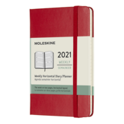 Еженедельник Moleskine CLASSIC WKLY Pocket 90x140мм 144стр. красный