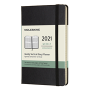 Еженедельник Moleskine CLASSIC WKLY VERTICAL Pocket 90x140мм 144стр. черный