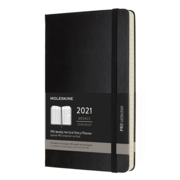 Еженедельник Moleskine PRO VERTICAL Large 130х210мм 168стр. черный