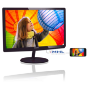 Монитор LCD PHILIPS 23.6" 247E6QDAD (00/01) Black-Cherry {IPS LED 1920x1080 5ms 16:9 250cd 178°/178° DVI HDMI D-Sub}