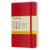 Блокнот Moleskine CLASSIC SOFT QP612F2 90x140мм 192стр. клетка мягкая обложка фиксирующая резинка красный