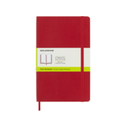 Блокнот Moleskine CLASSIC SOFT QP618F2 Large 130х210мм 192стр. нелинованный мягкая обложка красный