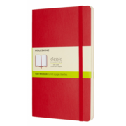 Блокнот Moleskine CLASSIC SOFT QP618F2 Large 130х210мм 192стр. нелинованный мягкая обложка красный