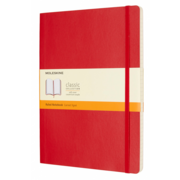 Блокнот Moleskine CLASSIC SOFT QP621F2 XLarge 190х250мм 192стр. линейка мягкая обложка красный