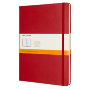 Блокнот Moleskine CLASSIC QP090F2 XLarge 190х250мм 192стр. линейка твердая обложка красный