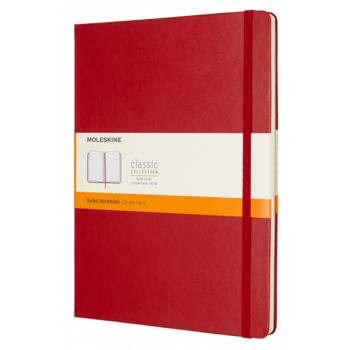 Блокнот Moleskine CLASSIC QP090F2 XLarge 190х250мм 192стр. линейка твердая обложка красный