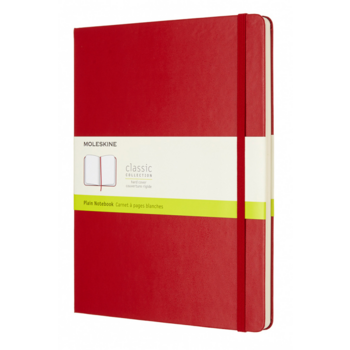 Блокнот Moleskine CLASSIC QP092F2 XLarge 190х250мм 192стр. нелинованный твердая обложка красный