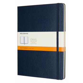 Блокнот Moleskine CLASSIC QP090B20 XLarge 190х250мм 192стр. линейка твердая обложка синий