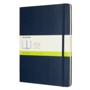 Блокнот Moleskine CLASSIC QP092B20 XLarge 190х250мм 192стр. нелинованный твердая обложка синий