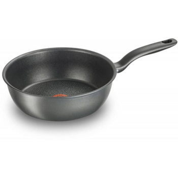 Мультисковорода Tefal Hard Titanium+ C6928502 круглая 26см покрытие: антипригарное ручка несъемная (без крышки) черный (2100096665)