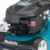 Makita PLM4628N Газонокосилка бен(4-х такт),{2.7кВт2.6л.с.,46см, 7ур,2575мм,60л,32кг,кор,мульч,бок выбр,сход,сталь}