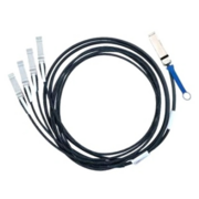 Пассивный медный кабель Mellanox MC2609125-005 passive copper hybrid cable, ETH 40GbE to 4x10GbE, QSFP to 4xSFP+, 5m