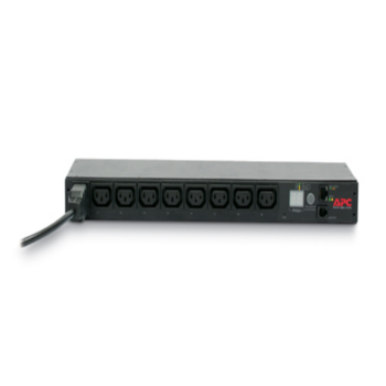 Панель питания распределительная APC Rack PDU, Switched, 1U, 16A, 208/230V, (8)C13