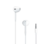 Гарнитура вкладыши Apple EarPods 1.1м белый проводные в ушной раковине (MNHF2ZM/A)