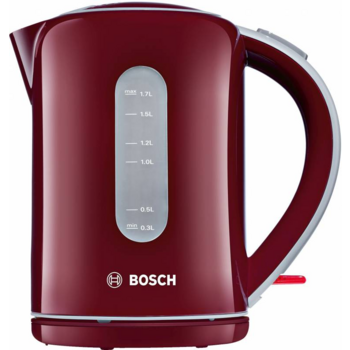 Чайник электрический Bosch TWK7604 1.7л. 2200Вт бордовый (корпус: пластик)