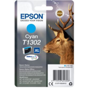 Картридж струйный Epson T1302 C13T13024012 голубой (765стр.) (10.1мл) для Epson B42WD