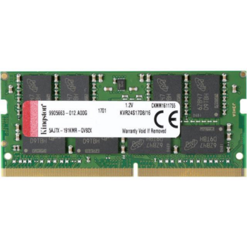 Память DDR4 16Gb 2400MHz Kingston KVR24S17D8/16 VALUERAM RTL PC4-19200 CL17 SO-DIMM 260-pin 1.2В single rank