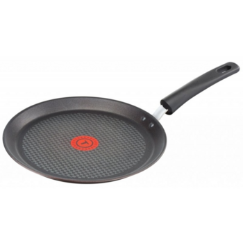 Сковорода блинная Tefal Chef C6943802 круглая 25см ручка несъемная (без крышки) коричневый (2100099082)