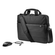 Сумка для ноутбука 15.6" HP Classic Briefcase черный синтетика (1FK07AA)