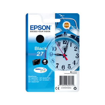 Картридж струйный Epson T2701 C13T27014022 черный (350стр.) (6.2мл) для Epson WF7110/7610/7620