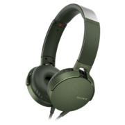Наушники Sony Наушники Sony/ накладные складные закрытые 5-22000Гц 1,2м gold 3.5мм 102дБ микрофон, зеленые