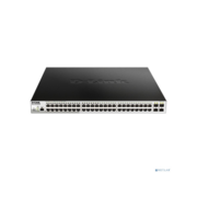 Коммутатор D-Link DGS-1210-52P/ME DGS-1210-52P/ME/B1A 48x1Гбит/с 4SFP 24PoE 193W управляемый